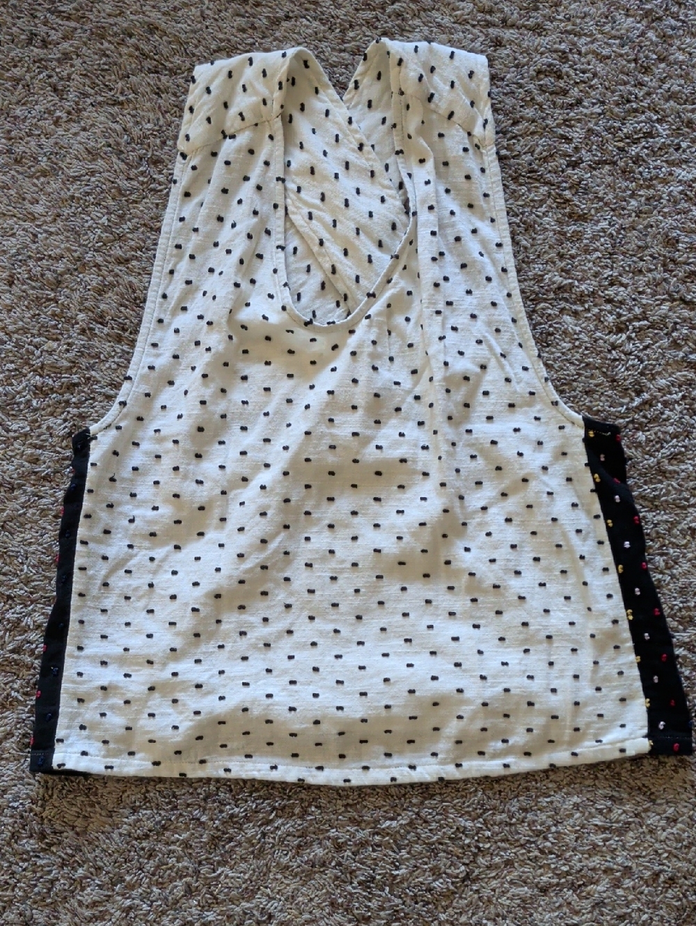 Ace And John Polka Dot Racerback Tank Top. Size M